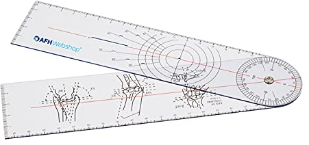 Winkelmesser | Goniometer aus Kunststoff, Länge: 21 cm