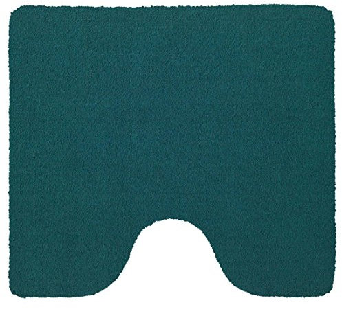 Rhomtuft Badteppiche Square pinie - 279 Toilettenvorlage mit Ausschnitt 55x60 cm