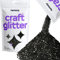 Hemway Schwarz Craft Glitter 100g 3,5 Unzen Extra-Chunky 1/24 0,040 1MM für Kunsthandwerk Tumblers Papier Glasdekorationen Verschönern