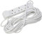 PRO ELEC PELB1906 - Cable de extensión (4 Bandas, 10 m), Color Blanco