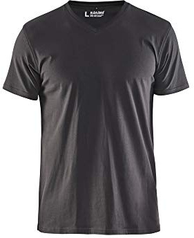 Blaklader 336010299800XXXL V-Kragen T-Shirt, Dunkelgrau, Größe XXXL