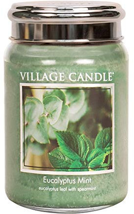 Village Candle - Kerze aus Glas, 737 g, Eukalyptus und Minze