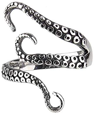 Carry stone Ctopus Shape Open Ringe einstellbar personalisierte Vintage Ringe Punk Rock Mens Biker Ring Geschenk nützlich und praktisch