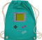 Shirtracer Turnbeutel Rucksack - Karneval & Fasching - Taschen - Gameboy | Nerds I 90s I 90iger I Fastnacht I Fasnacht I Fasnet - Unisize - Türkis - retro outfit karnevalsbeutel faschings 90 beutel