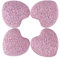 Nupuyai Herz Lavastein Ornamente für Zuhause Dekoration, heilende ätherische Öle Diffusor für Aromatherapie, rose, 45x38x26mm