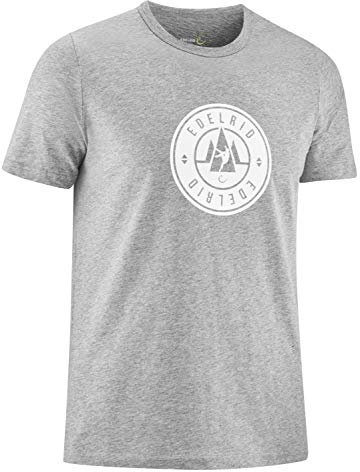 Edelrid Herren Highball T-Shirt, Grey Melange, S