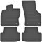 AGCPdirect Gummi Matten Fußmatten Passgenau 4-teilig Set für Volkswagen Polo 6 2017-2021 und VW T-ROC 2017-2021