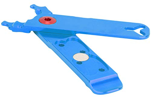 Fahrrad-Hauptgliedzange, Aluminiumlegierung Hauptglied-Kettenzange Fahrradkettenzange Fahrradkettenglied-Entferner Kettenglied-Entfernungswerkzeug(Blau)