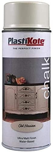 Plasti-Kote 2 x Chalk Finish Spray Old Hessian 400ml