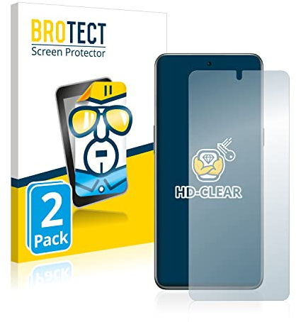 BROTECT Schutzfolie für OnePlus 10T 5G | 2 Stück Transparenter Displayschutz Made in Germany Klare Displayschutz-Folie Clear Einfache Montage Case-Friendly
