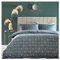 furn. Bee Deco Bettbezug-Set, Polycotton, französisches Blau, King Size