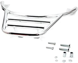 Gepäckträger Topcasehalter Chrom passend für Kymco Like 50 125 200 – Heckträger mit Montagesatz, max. 15 kg Belastung