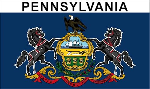 2 x Pennsylvania Fridge Magnets USA 2 x Pennsylvania Magnetic 6 x 3.5 cm