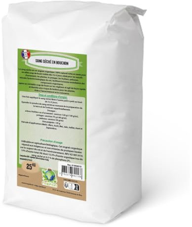 Sang séché en bouchon Sac 25kg