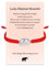 J.Endéar Elefant Armband für Damen Mädchen Silber 925 Handgefertigtes Kordelarmband Viel Glück Elefant Inspiration Schmuck Amulett Geschenk für Jungen, Rot