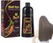 Mikabila 500ml Shampoo für Braun und Graues Haar - Natürliche Haarfarbe 3 in 1 für Männer & Frauen