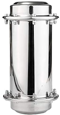 Luminexia Time Capsule Container wasserdichte Zeitkapsel aus Edelstahl,Korrosionsbeständig,mit dauerhaftem Verschluss für zukünftige Abschlussgeschenke,zeitkapsel Hochzeit