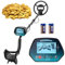 OutarSaick Metalldetektor, leicht, wasserdicht, professionelle Metalldetektoren mit LCD-Bildschirm, Metalldetektor für Kinder, verstellbare Länge, 25 cm Tiefe erkennbar, 3 Modi