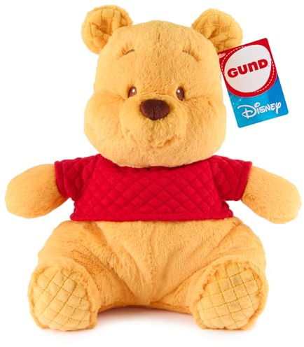 GUND Disney Official Winnie The Pooh Oh So Snuggly Plush, Teddy Bear Stuffed Animal for Babies and Infants, Yellow, 12.5”
