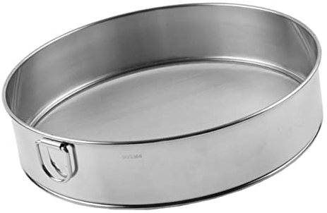 Cabilock Tamiz De Harina Tamiz Cocina Espumaderas Tamiz Colador Filtro para Hornear Colador De Malla Teñidor Colador De Acero Herramientas Manuales Tamiz Colador De Harina Tamiz Redondo