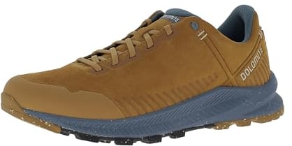 Dolomite M Carezza Leather Braun - Leichter komfortabler Herren Leder Freizeitschuh, Größe EU 44 - Farbe Golden Yellow