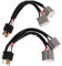 Cerlingwee Scheinwerfer-Splitter-Kabel, 2 Stück, 9003 H4-Scheinwerfer, Kabelbaum, Sockel-Adapter, Stecker auf Buchse, 2-Wege-Splitter-Scheinwerferkabel, Ersatz für LKW-Pickup, LED-Kabel,