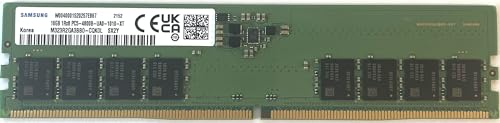 “SiQuell Samsung M323R2GA3BB0-CQK 16GB DDR5-4800 PC5-38400 4800MHz UDIMM Módulo de Memoria RAM de Escritorio sin ECC