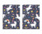 Friendly Fox DIN A4 Sammelmappen Einhorn, 2x Schulmappe Kinder, Postmappe A4 Schule mit Gummizug, bunte Hausaufgabenmappe Kinder Schule