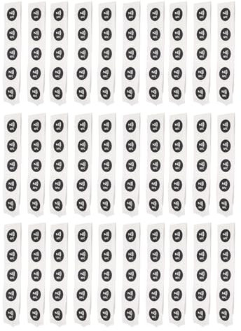 30 Stück NFC-PVC-Tag, programmierbares NFC-Tag, programmierbare 504-Byte-NFC-Aufkleber für Mobiltelefone (Schwarz)