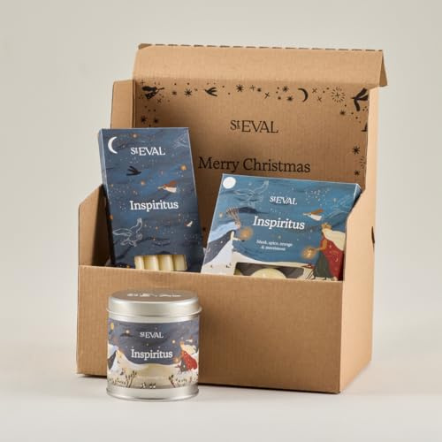 St Eval Festive Candle Gift Bundle | | St Eval Festive Fragrance Candle Sets | Perfect Seasonal Gift (Inspiritus)