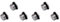 Rdjumpdjo 6X Tauchen Tauchen Erste Stufe Atemen Regler Hoher Druck Port Stecker Tauchen Tauchen ZubehöR Teile