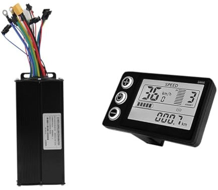 Swiixxer Elektrofahrrad 36 V 48 V 52 V 40 A 3 Modelle Sinus-Controller S866 LCD-Display für 1500 W 2000 W E-Bike, Einfach zu Bedienen
