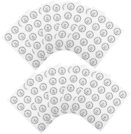 ELAYARD 10pcs Stickers for Lipstick Color Coding Self-adhesive Labels for Classroom Organization Peeling Resistant Ample Supply of Stickers