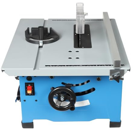 Blau Elektrische Tischsäge, Multifunktions Tischsäge Tragfähigkeit 50kg, für Heimgebrauch, Persönliche DIY, Holzverarbeitung 37.5 * 28.5cm