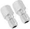 VIVIWI Lot de 2 raccords rapides en acier pour nettoyeur haute pression 3/8 raccord femelle simple à utiliser pour machines