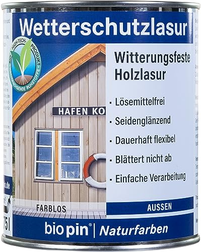biopin Wetterschutzlasur 0.75 L, farblos, 22411