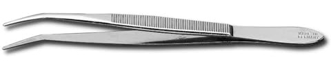 Donau Elektronik PZ2 Pinzette, Gebogene Spitze, 120 mm, Mehrfarbig