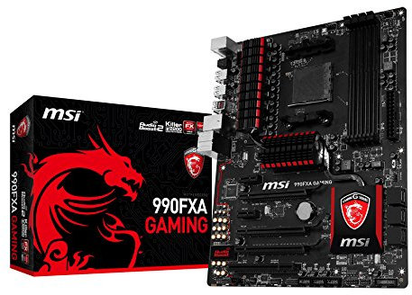 MSI Mainboard 990FXA Gaming SocketAM3+ DDR3 ATX AMD 4xDual Channel DDR3 2133-1600 OC/1333/1066 max 32GB 1xPCI 3xPCI-E x16 6xSATA3