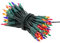 The Christmas Workshop 75230 100 Multi-Coloured Christmas Tree Lights / Static Shadeless Fairy Lights / 7.9m Length / Mains Operated / Efficient Indoor Lights / Replaceable Push-In Bulbs