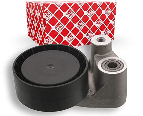 febi bilstein 11335 Umlenkrolle mit Halter, für Keilrippenriemen, 1 Stück