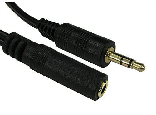 Alida Systems ® Câble d'extension de 10m Jack de 3,5 mm - Qualité Supérieure / 24k Plaqué Or/Audio/Stéréo/Mâle vers Femelle