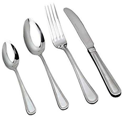 Genware NEV-TF-BD Fork, Table Bead Pattern (Pack of 12)