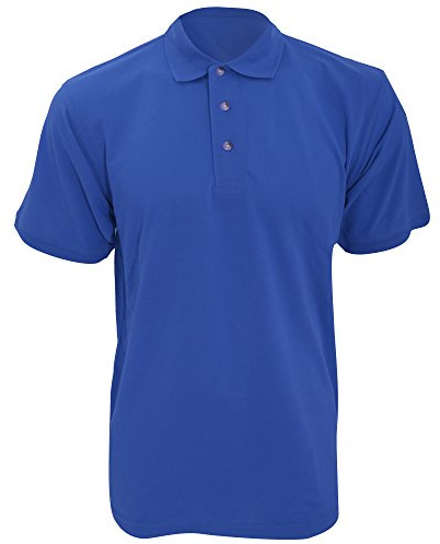Kustom Kit Workwear Mens Short Sleeve Polo Shirt (M) (Royal Blue)