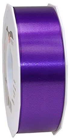 Präsent C.E. PATTBERG Geschenkband violett, 91 Meter Ringelband 40 mm zum Basteln, Dekorieren & Verpacken von Geschenken zu jedem Anlass