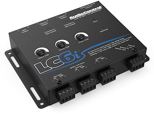 AudioControl LC6i Black 6 Channel Line Out Converter with Internal Summing