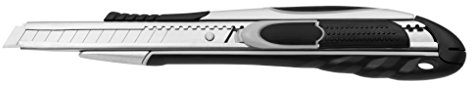 Westcott E-84030 00 Cutter di sicurezza Duo, Safety, lame con ritorno automatico e meccanismo automatico di blocco, 9 mm