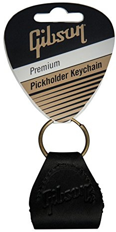 Gibson Premium Cuir Pickholder Porte-clés noir
