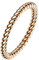 Mianova Damen Ring Edelstahl Schmaler Geflochtener Bandring Damenring Trauring Fingerring Rosegold Größe 52 (16.6)