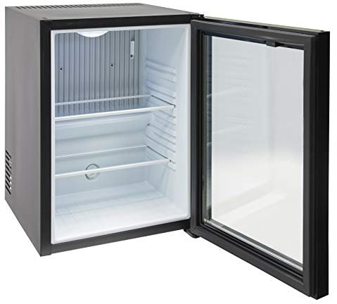 Arregui Minibar mininevera para bebidas con puerta de cristal silencioso con luz interior, 40l de capacidad