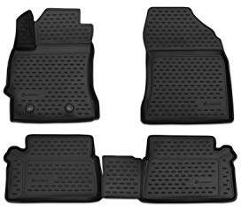 Element Passgenaue 3D Fußmatten für Toyota Auris II, 2012-2018, 4 TLG, schwarz